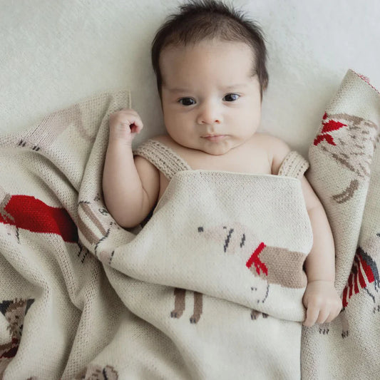 Puppy Snuggles Baby Blanket