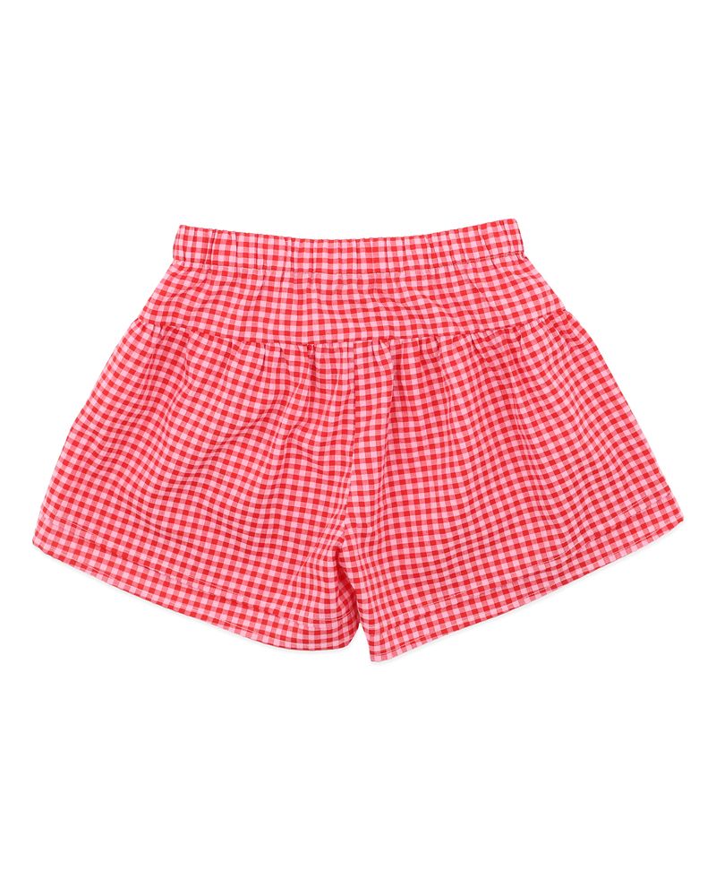 Sundae Shorts - Pink/Red Gingham