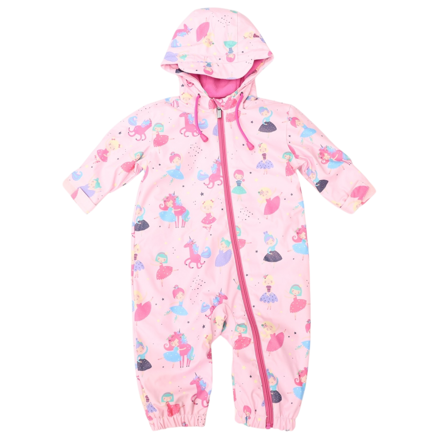 Dancing Unicorns Rain Suit - Pink