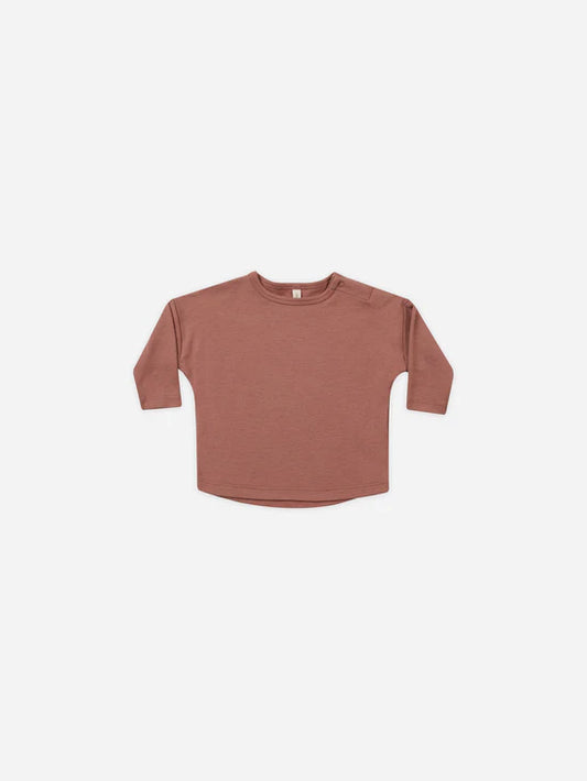Quincy Mae L/S Tee - Berry