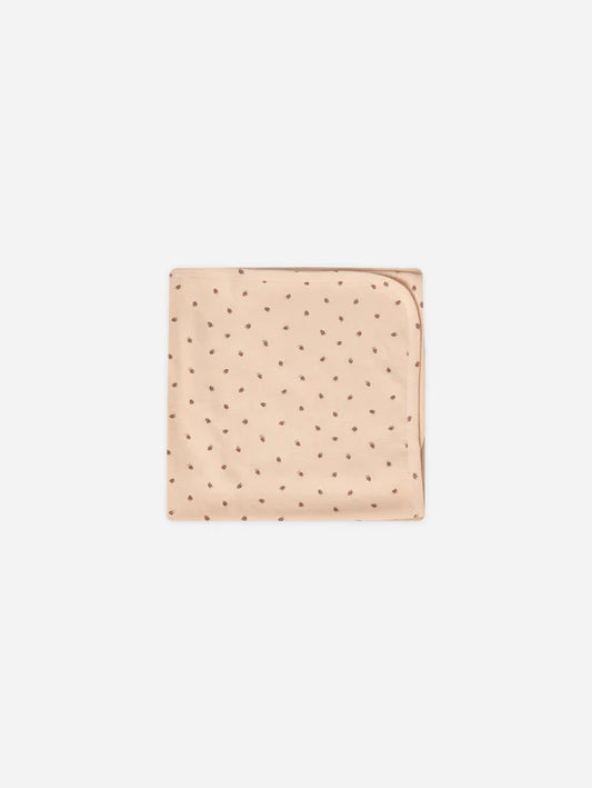 Quincy Mae Ribbed Baby Blanket - Strawberries