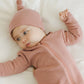 Quincy Mae Knotted Baby Hat  - Rose 0-6M