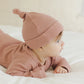 Quincy Mae Knotted Baby Hat  - Rose 0-6M