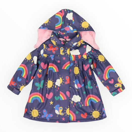 Raincoat Spring Rainbow - Navy