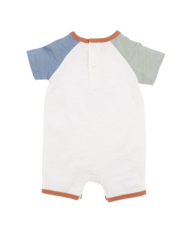 Clayton Farm Scene S/S Romper - Multi