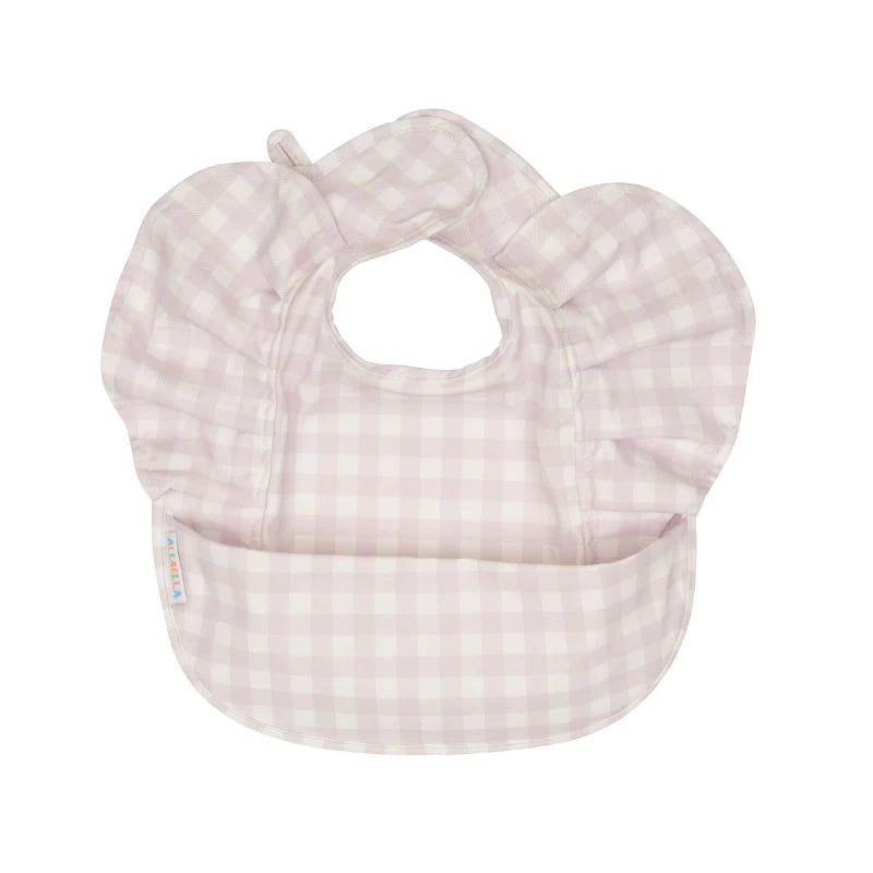 Recycled Frills Bib - Gingham
