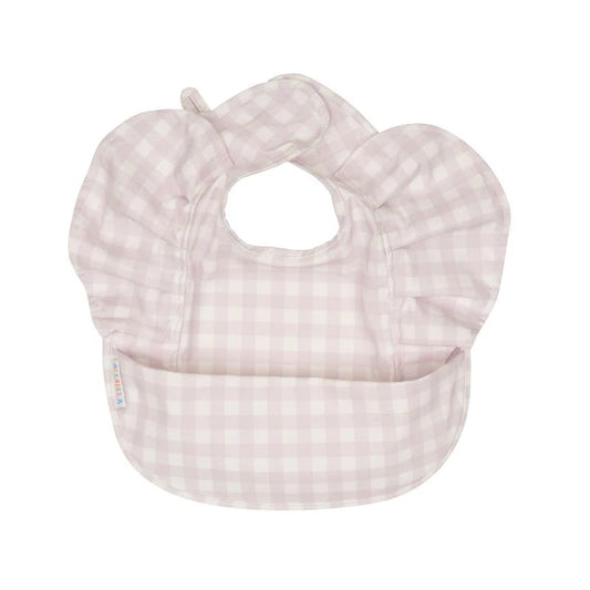 Recycled Frills Bib - Gingham