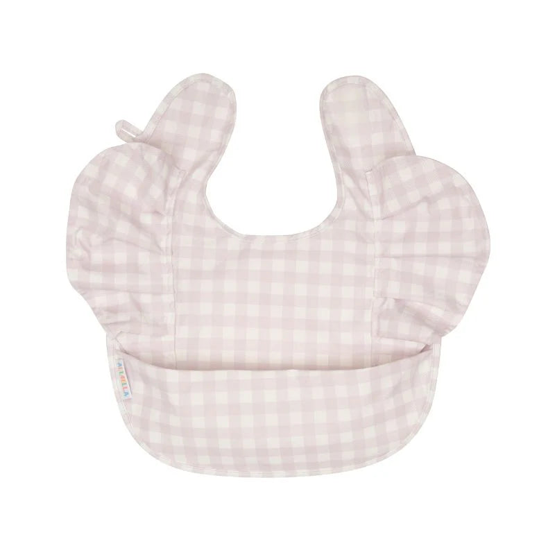 Recycled Frills Bib - Gingham