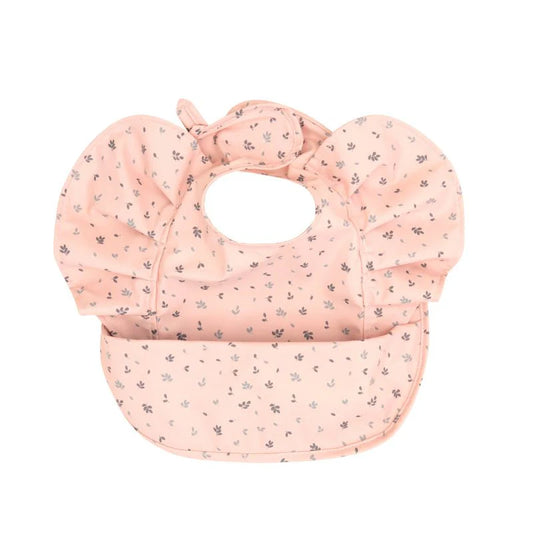 Recycled Frills Bib - Leaves