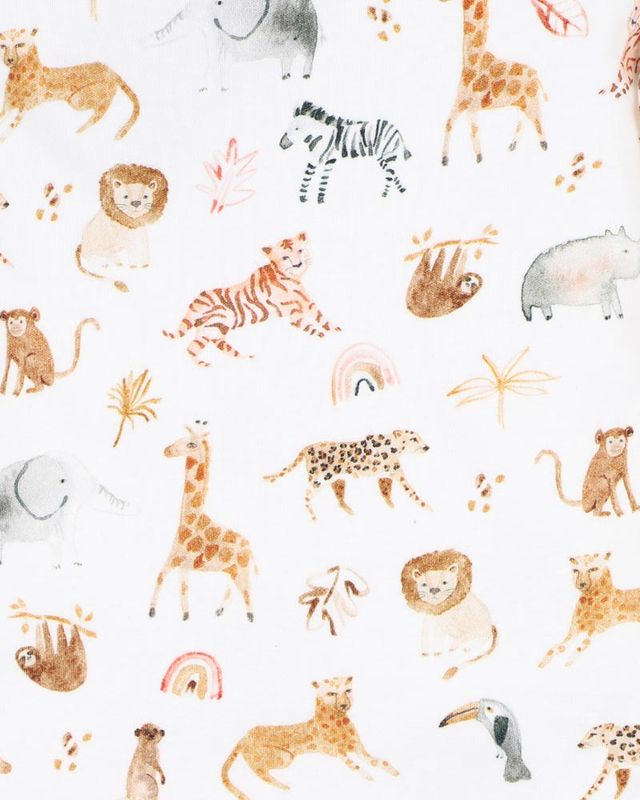 Button Front Bodysuit - Billie Print