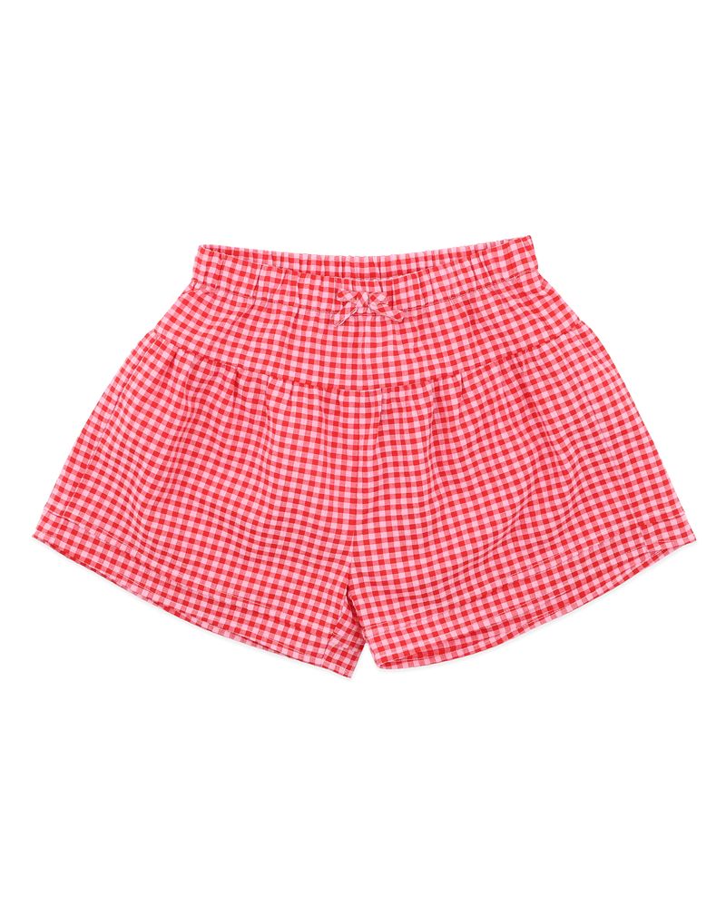 Sundae Shorts - Pink/Red Gingham