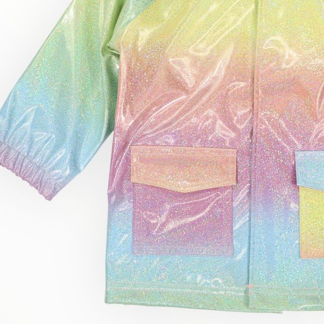 Raincoat Unicorn Glitter Rainbow