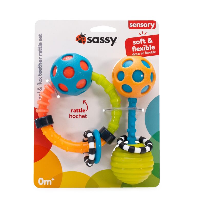 Sassy Baby - My First Bend & Flex Rattle Set