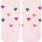 Toshi Organic Ankle Jacquard Socks - Hearts