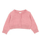 Anya Cropped Cardigan - Coral Pink