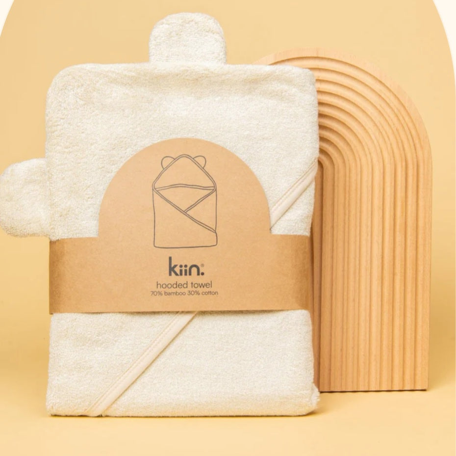 Hooded Towel - Ivory