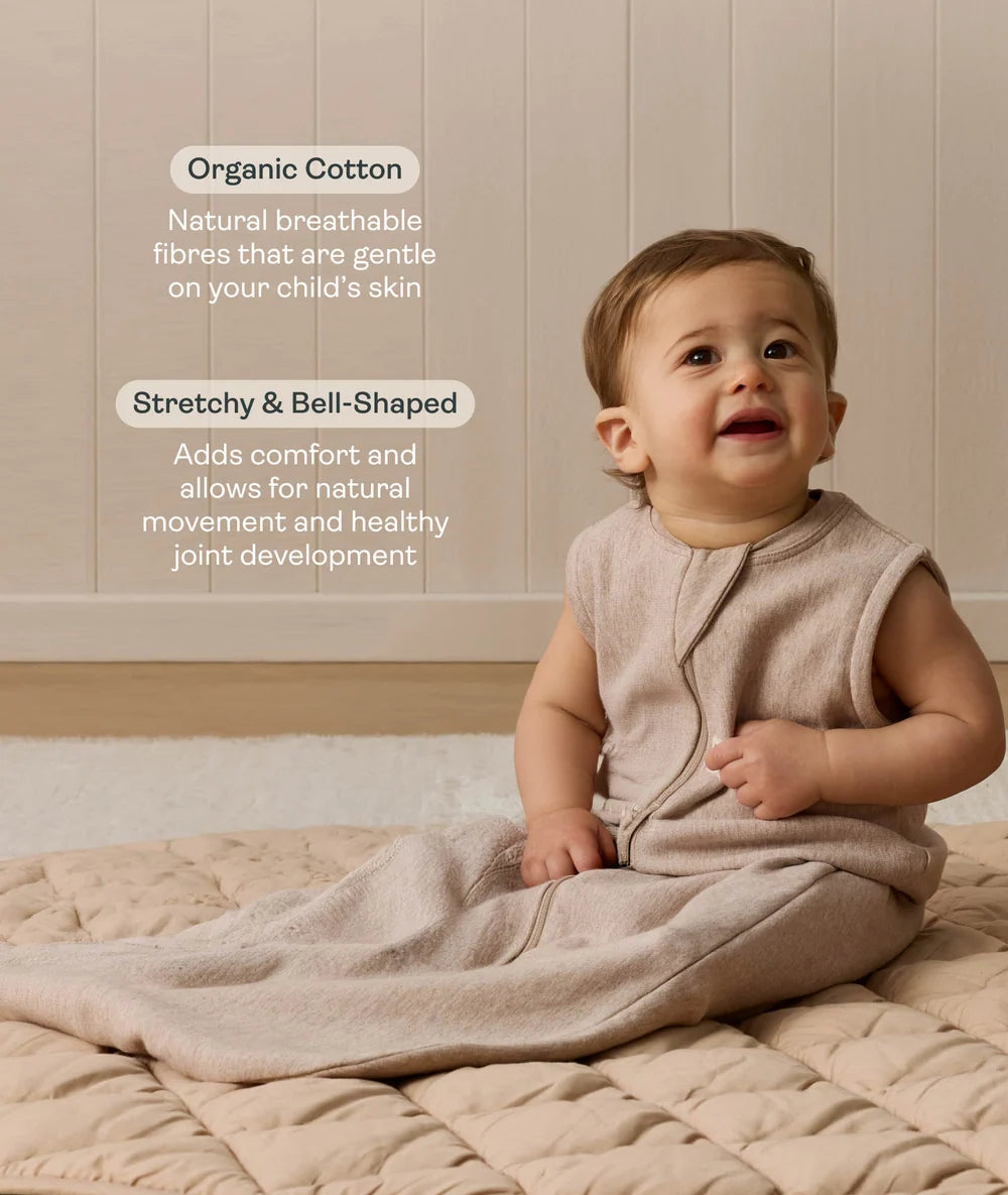Jersey Sleeping Bag N/S 1.0 TOG - Taupe Marl