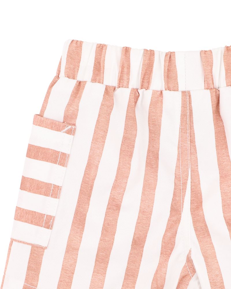 Max Stripe Shorts - Caramel Stripe