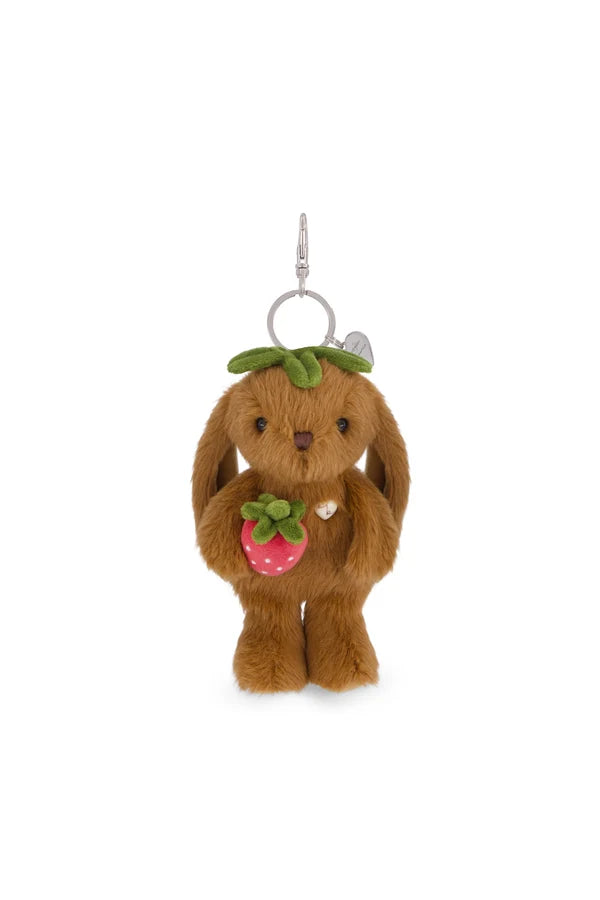 Strawberries Penelope Keyring - Oak