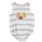 Wildings Dog Bodysuit - Grey Marl Stripe