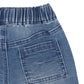 Pull On Denim Shorts - Indigo