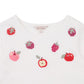 Orchard Bloom Emb. L/S Fruit Tee - Cloud