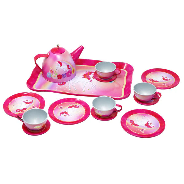 Unicorn Butterfly Tea Set 14Pce