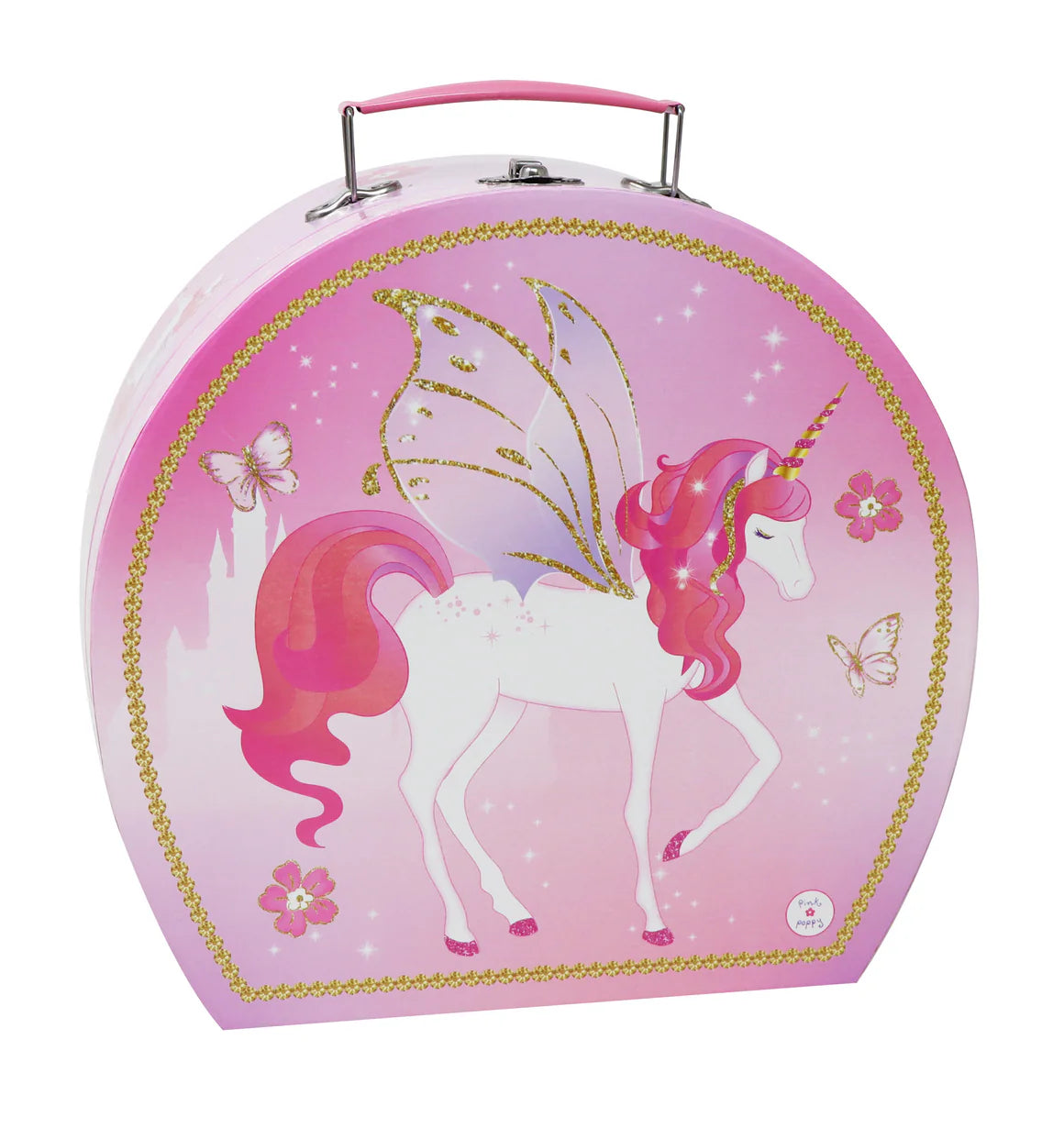 Unicorn Princess Tea Set w Case 15 Pce