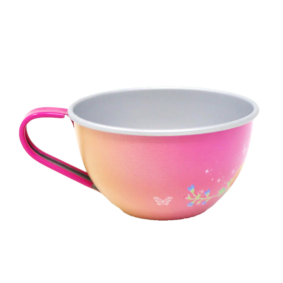Rainbow Butterfly Tea Set in Basket