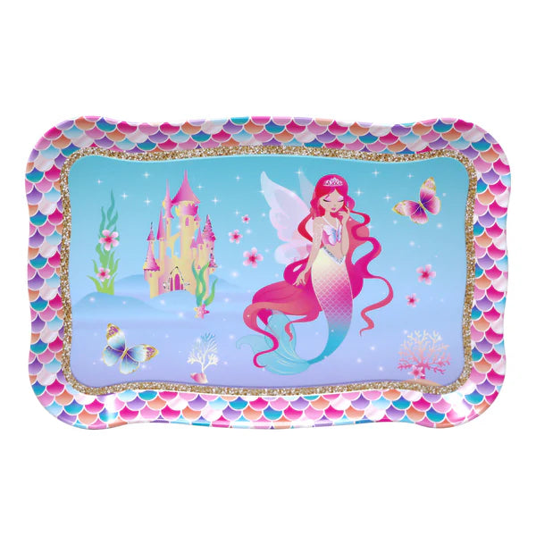 Shimmering Mermaid Tea Set w Basket