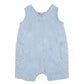 Clayton Denim Romper - Indigo Stripe