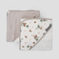 Baby Hooded Towels 2 Pack - Willow Bear