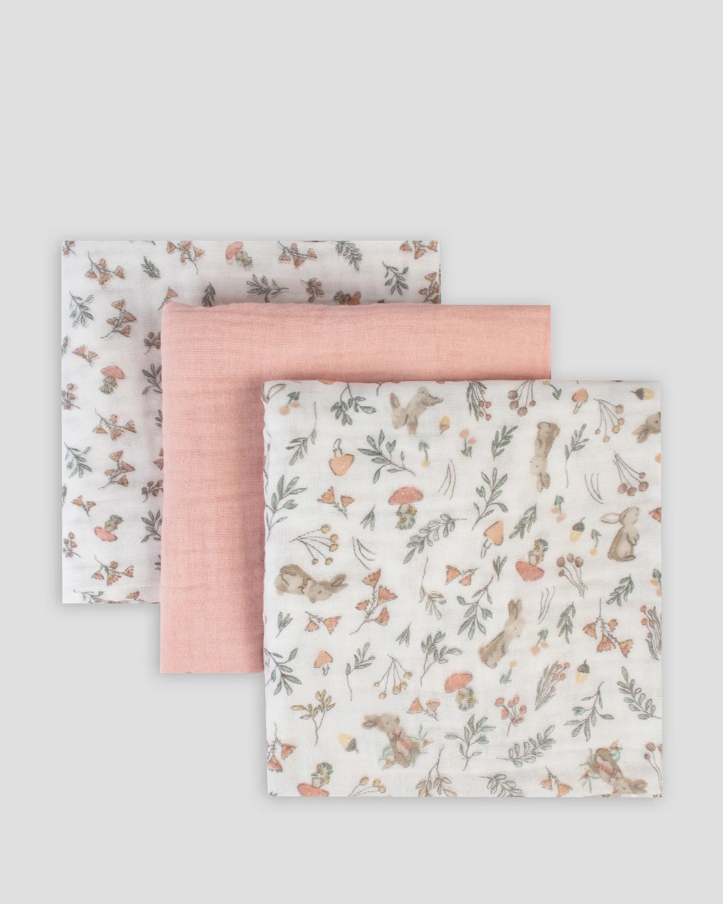Muslin Wraps 3 Pack - Harvest Bunny