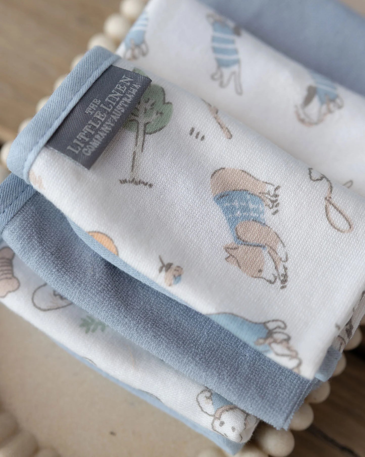 Baby Towelling Wash Cloths 6Pk - Barklife Dog