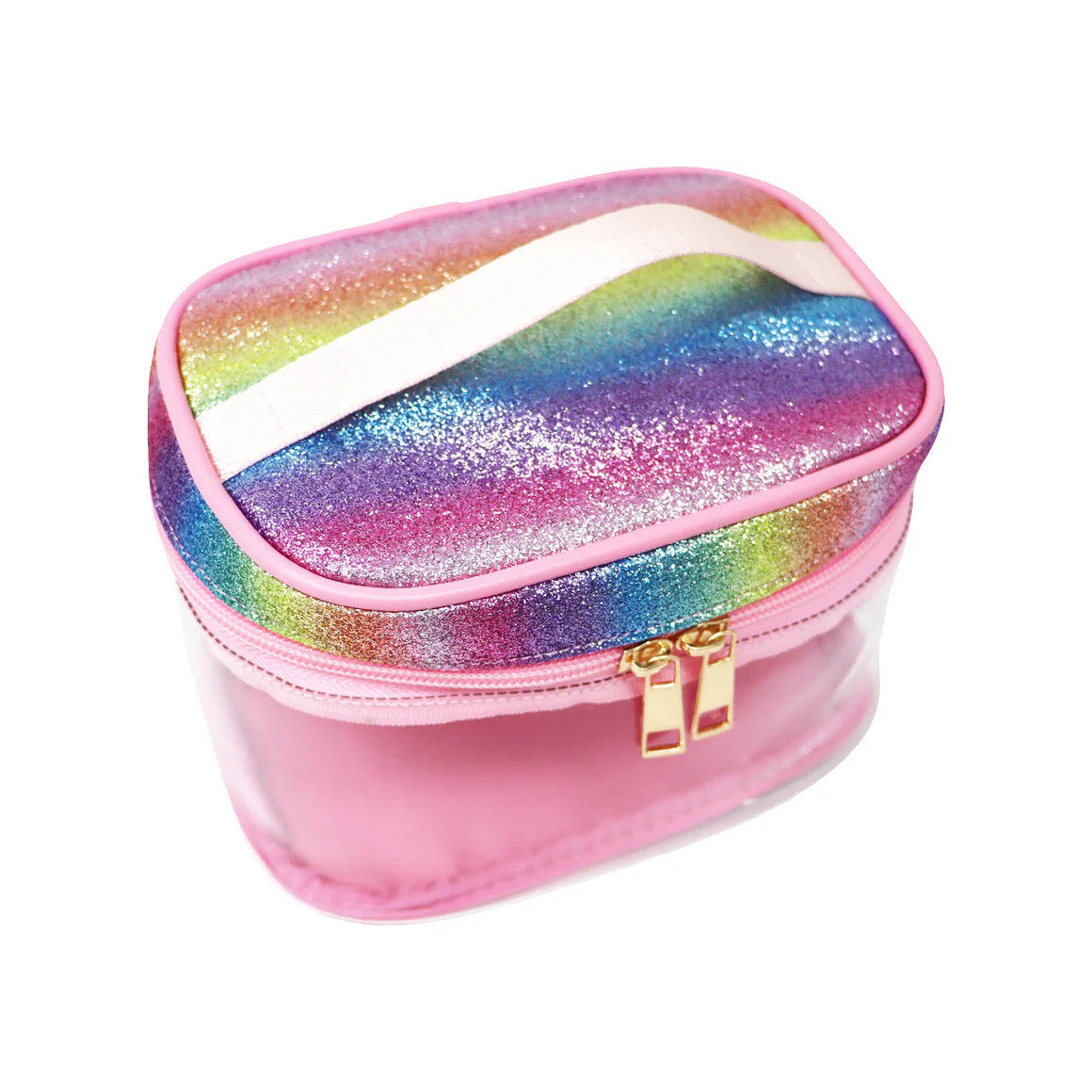 Rainbow Glitter Cosmetic Case