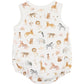 Button Front Bodysuit - Billie Print