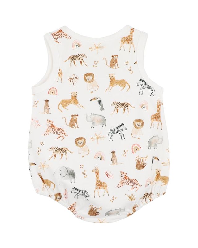 Button Front Bodysuit - Billie Print