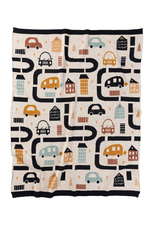 Cotton Baby Blanket - Transport