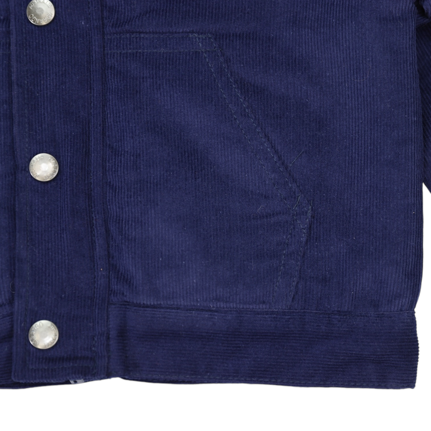 Sherpa Lined Cord Jacket - Navy