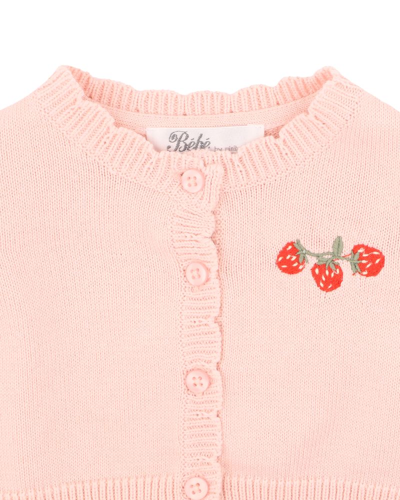 Poppy Cardigan - Pink Icing
