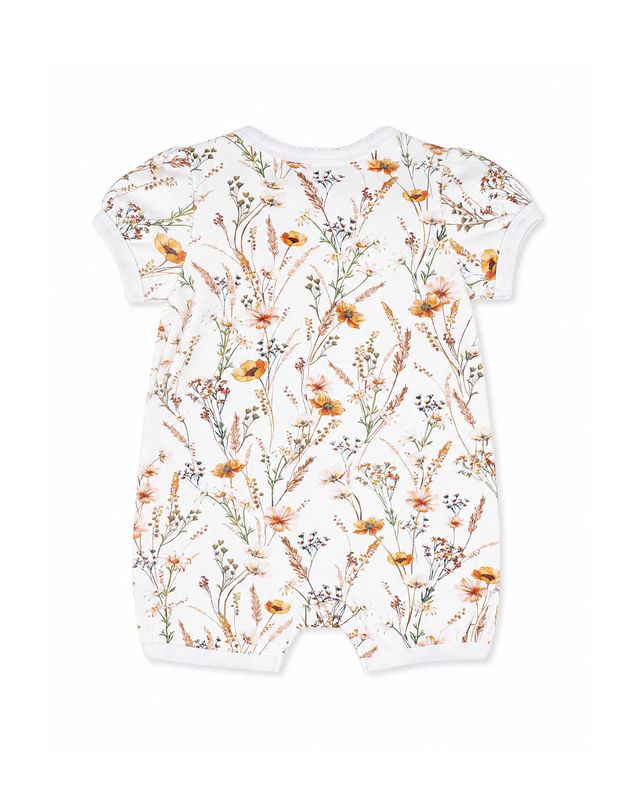 Taylor Floral S/S Zip Romper