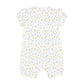 Libby S/S Zip Romper - Libby Floral