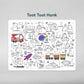 Toot Toot Classic Colouring & Doodle Mat