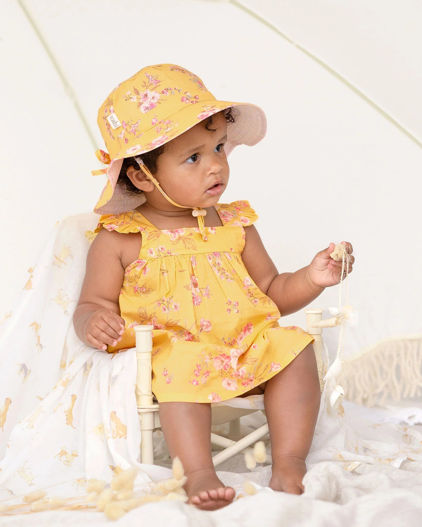 Felicia Baby Dress - Sunny