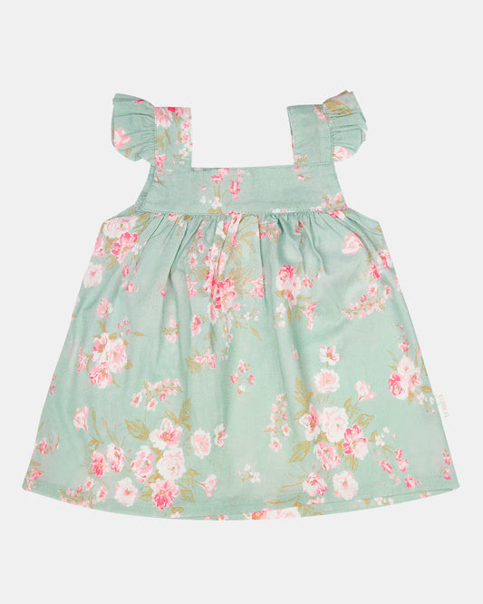 Felicia  Baby Dress - Thyme