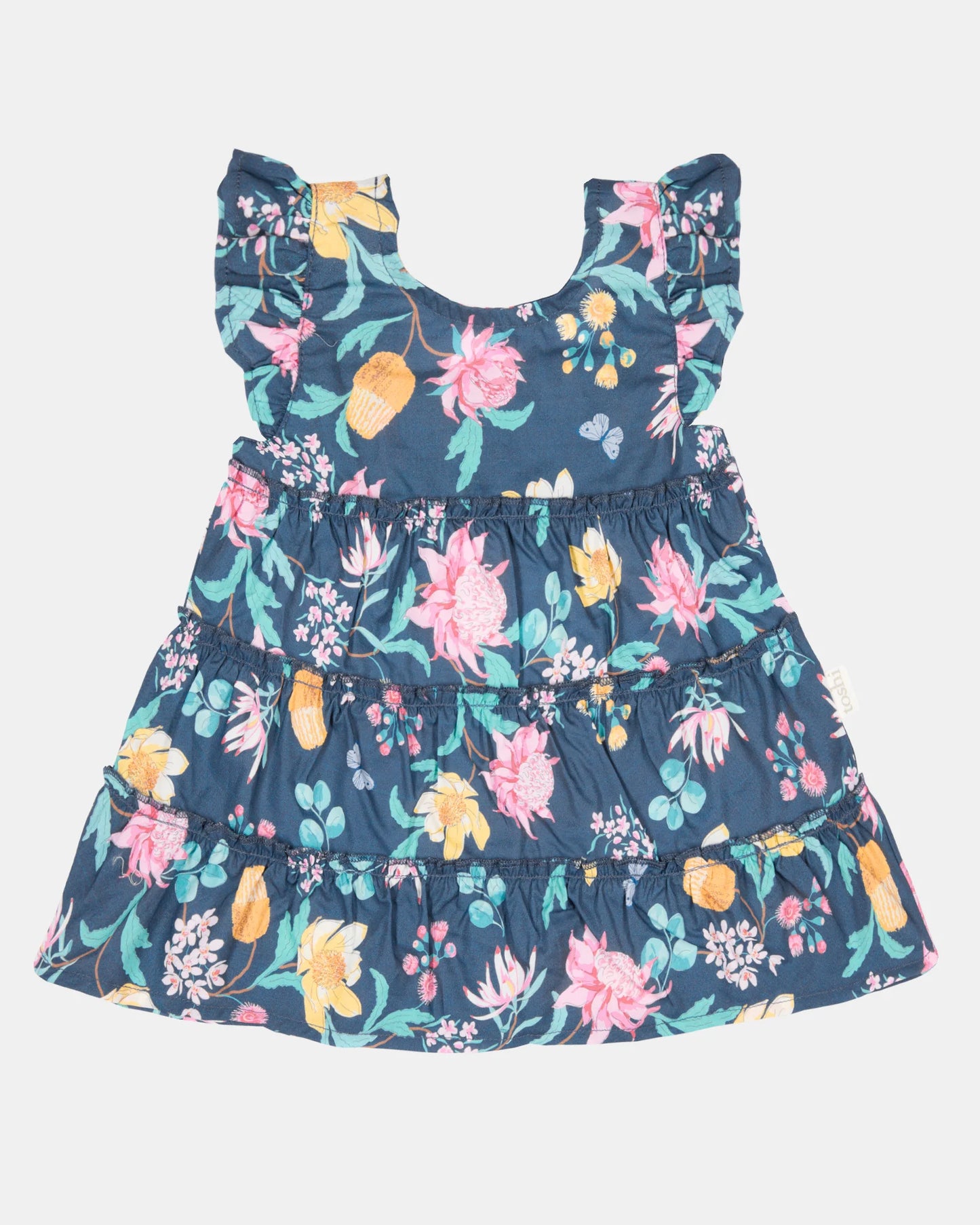 Toshi baby Dress Matilda - Waratah Midnight