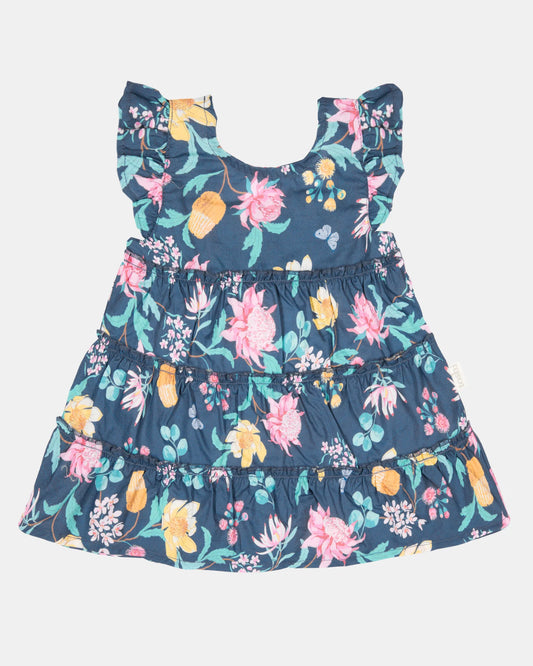 Toshi baby Dress Matilda - Waratah Midnight