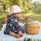 Toshi baby Dress Matilda - Waratah Midnight
