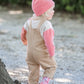 Quincy  Corduroy Overalls  - Driftwood