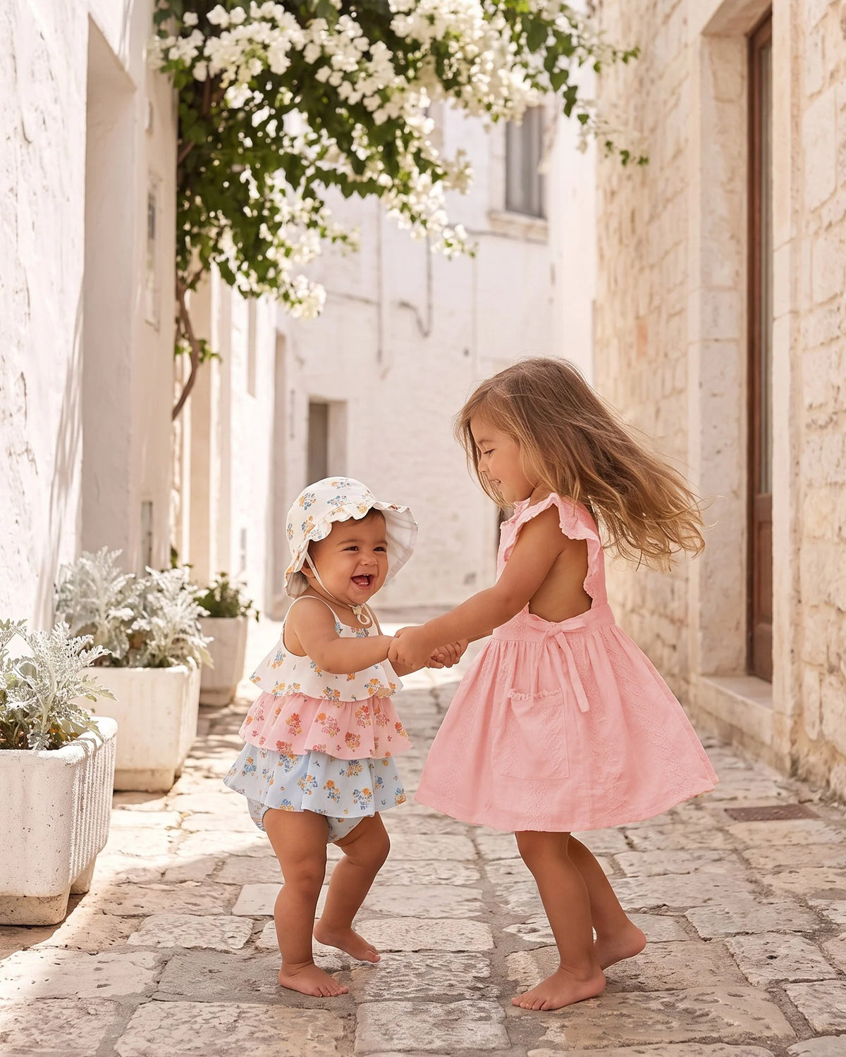Toshi Baby Pinafore Florence - Blossom